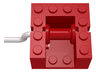 String Reel Winch 4 x 4 x 2 with Metal Handle (Red Drum)
