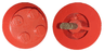 Train Wheel with 2 x 2 Stud Center, Beveled Tread and Cam Axle for Motor