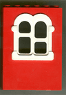 Fabuland Building Wall 2 x 6 x 7 with Squared White Window