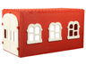 Fabuland Garage Block 10 x 20 x 9 with White Windows and White Doors