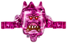 Minifigure, Headgear Ghostbusters Ghost with Open Mouth Grimace Pattern