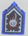 Tile, Modified 2 x 3 Pentagonal with Nexo Forbidden Power Shield Pattern - Wrecking Wrath