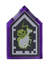 Tile, Modified 2 x 3 Pentagonal with Nexo Forbidden Power Shield Pattern - Devastating Decay