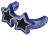 Minifigure, Visor Glasses Star Shape with White Outline and Black Center Pattern