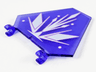 Flag 5 x 6 Hexagonal with White Ice Crystal Pattern