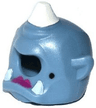 Minifigure, Headgear Mask Cyclops with White Horn, White Teeth, Magenta Lipstick and Black Beauty Mark Pattern