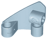 Technic, Panel Curved #10 3 x 3 Tapered Right