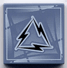 Tile 2 x 2 with Alpha Team Arctic Lightning Logo Pattern