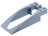 Windscreen 10 x 4 x 2 Curved with Bubble Cutout and Single Hinge Finger