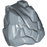 Minifigure, Headgear Head Top, Cracked Rock