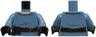 Torso Shirt, Dark Brown Belt with Silver Buckle and Pouches, Light Nougat Neck Pattern (SW Obi-Wan) / Sand Blue Arms / Dark Brown Hands