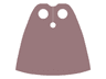 Minifigure Cape Cloth, Standard - Traditional Starched Fabric - 4.0cm Height