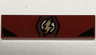 Tile 1 x 4 with The Flash Logo Pattern