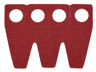Minifigure Skirt Cloth 3 Truncated Points Partial Wrap
