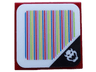 Tile 2 x 2 with Super Mario Scanner Code Mighty Bowser Pattern (Sticker) - Set 71411