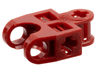 Technic, Axle Connector 2 x 3 with Ball Joint Socket - Open Sides, Angled Forks with Closed Axle Holes