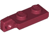 Hinge Plate 1 x 2 Locking with 1 Finger on End with Bottom Groove
