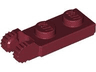 Hinge Plate 1 x 2 Locking with 2 Fingers on End