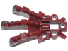 Bionicle Foot Piraka Clawed with Marbled Pearl Dark Gray Pattern