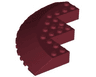Brick, Round Corner 10 x 10 with Slope 33 Edge, Axle Hole, Facet Cutout
