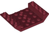 Slope, Inverted 45 6 x 4 Double with 4 x 4 Cutout and 3 Holes