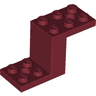 Bracket 5 x 2 x 2 1/3 with 2 Holes and Bottom Stud Holder