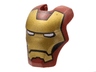 Minifigure, Visor Top Hinge Large with Gold Face Shield, White Eyes, Black Trim on Cheeks Pattern (Iron Man Mark 3 / 4 / 6 / 7)