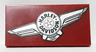 Tile 2 x 4 with Silver Harley-Davidson Logo Pattern Model Left Side