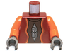 Torso SW Neimoidian Viceroy Pattern / Orange Arms / Dark Bluish Gray Hands