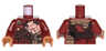 Torso Fur Collar, Copper Armor Panel with Dark Brown Straps Pattern / Dark Red Arms / Medium Nougat Hands