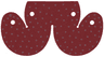 Cloth Bed Curtains with Dark Gray Stars Pattern