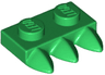 Plate, Modified 1 x 2 with 3 Teeth