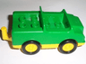 Duplo Car with 2 x 2 Studs and Yellow Base