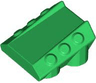 Brick, Modified 2 x 2 No Studs, Sloped with 6 Side Pistons Raised