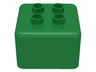 Primo Brick 1 x 1, Four Duplo Studs on Top