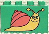 Duplo, Brick 2 x 4 x 2 with Snail Pattern