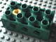Duplo, Toolo Brick 2 x 4 with Holes on Sides and Top and 1 Screw in Top