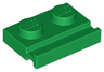 Plate, Modified 1 x 2 with Door Rail