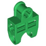 Technic, Axle Connector 2 x 3 with Ball Joint Socket - Open Sides, Angled Forks with Closed Axle Holes