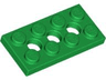 Technic, Plate 2 x 4 with 3 Holes