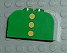 Slope, Curved 4 x 2 x 2 Double with 4 Studs with 3 Yellow Dots Pattern