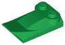 Slope, Curved 3 x 2 x 2/3 with 2 Studs, Wing End
