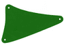 Cloth Sail Triangular 15 x 22 with 3 Holes