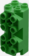 Brick, Modified Octagonal 2 x 2 x 3 1/3 with Side Studs
