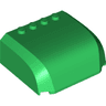 Windscreen 5 x 6 x 2 Curved Top Canopy with 4 Studs