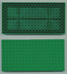 Brick 10 x 20 with Bottom Tubes in Single Row Around Edge, with Dual '+' Cross Supports