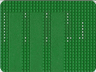 Baseplate 24 x 32 with Three Driveways with Sets 357 / 570 Dots Pattern