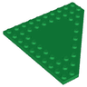 Wedge, Plate 10 x 10 Cut Corner with no Studs in Center