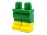 Hips and Legs with Molded Yellow Lower Legs / Boots Pattern