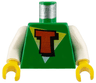 Torso FreeStyle Timmy with Red Capital Letter T on White and Yellow Triangle Pattern / White Arms / Yellow Hands